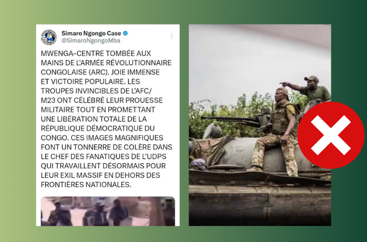 🎧 Infox ! Des images recyclées présentées à tort comme un arsenal militaire du M23 au Sud-Kivu