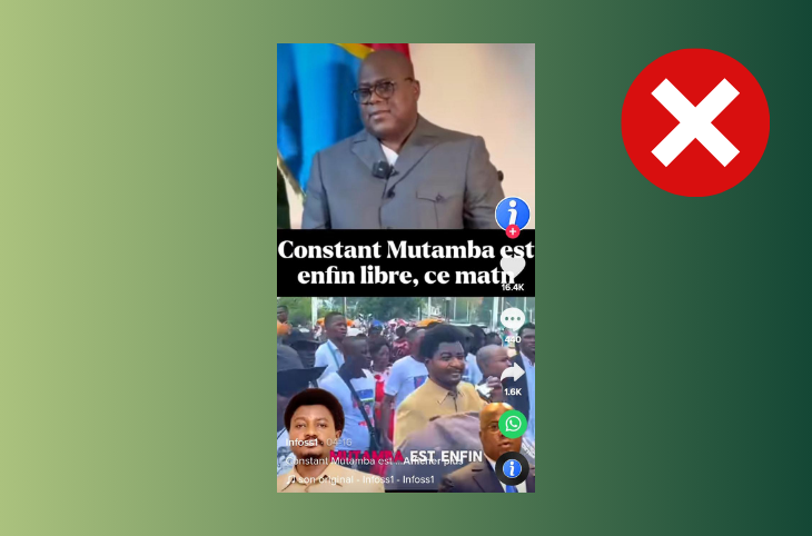 🎧Faux ! Constant Mutamba est toujours en détention