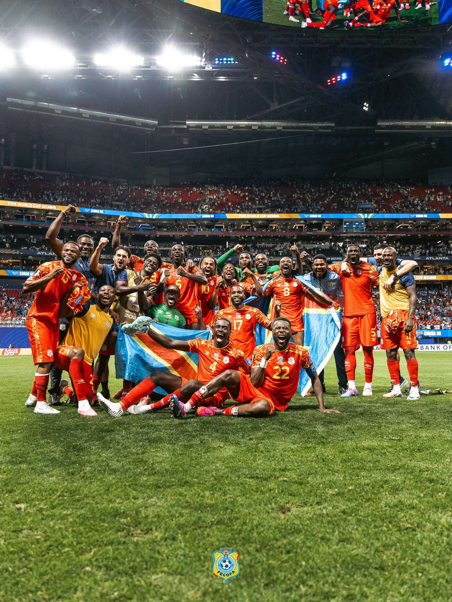 Nouveau classement FIFA : la RDC grimpe à la 41e place mondiale et devient la 7e nation africaine