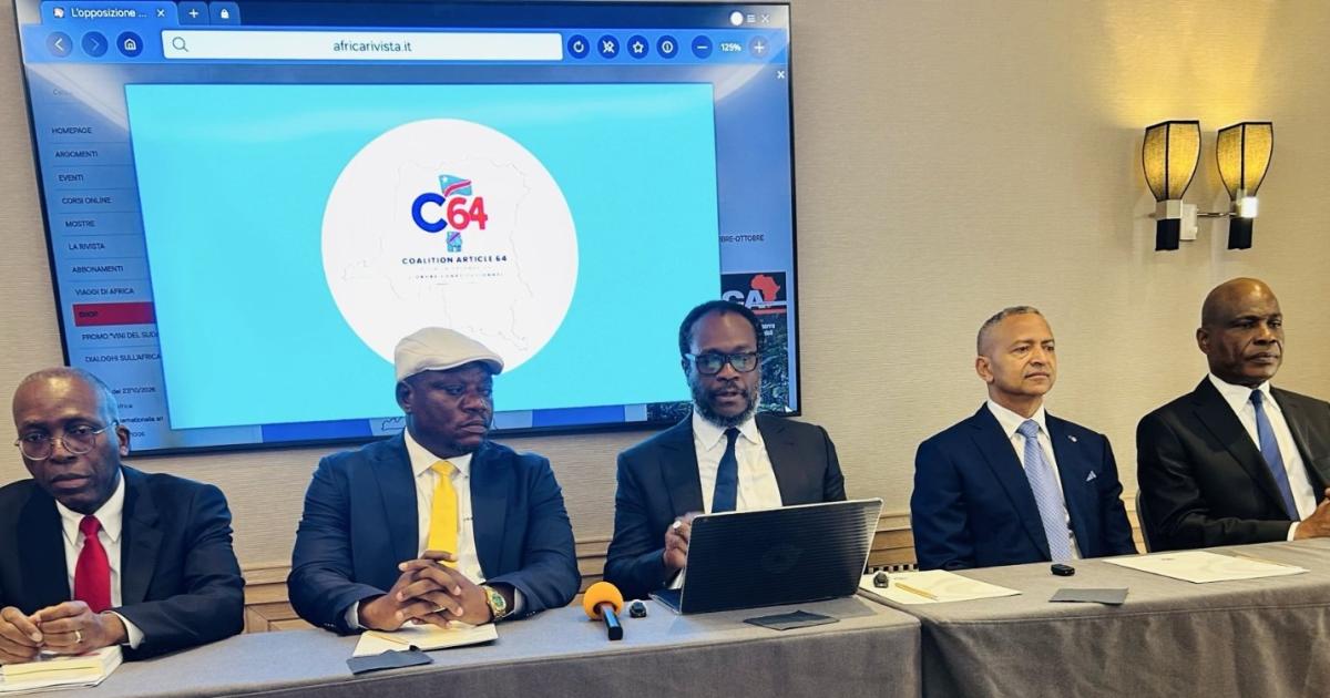 RDC : réunie à Rome, la C64 veut rencontrer Tshisekedi et Kabila pour préparer un dialogue national