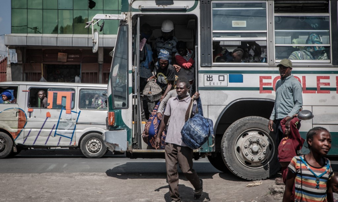 Des déplacés de l’éruption du Nyiragongo retournent à Goma