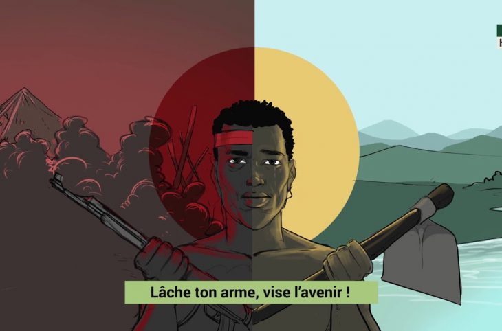 "Lâche ton arme et vise l'avenir"