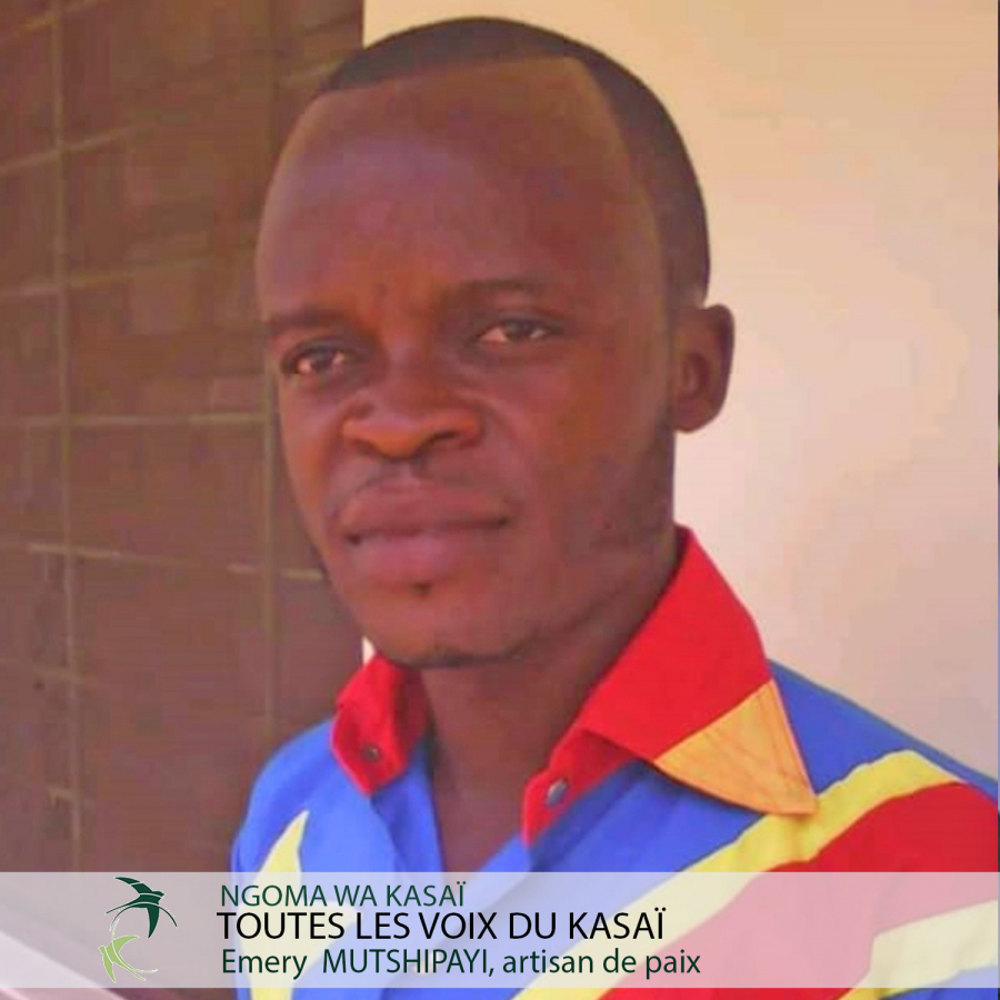 Emery Mutshipayi, artisan de dialogue entre ex-miliciens et forces de l’ordre.