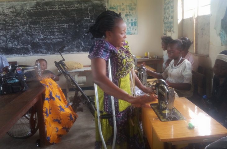 Marie Ngalula se consacre à l'encadrement des filles-mères vivant avec handicap à Kananga