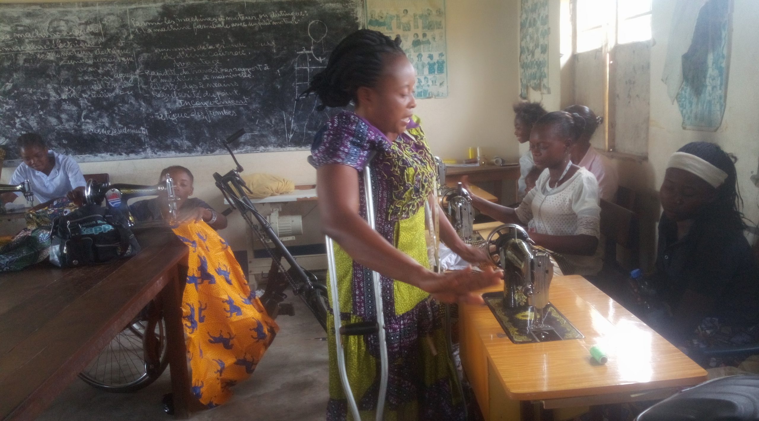 Marie Ngalula se consacre à l’encadrement des filles-mères vivant avec handicap à Kananga