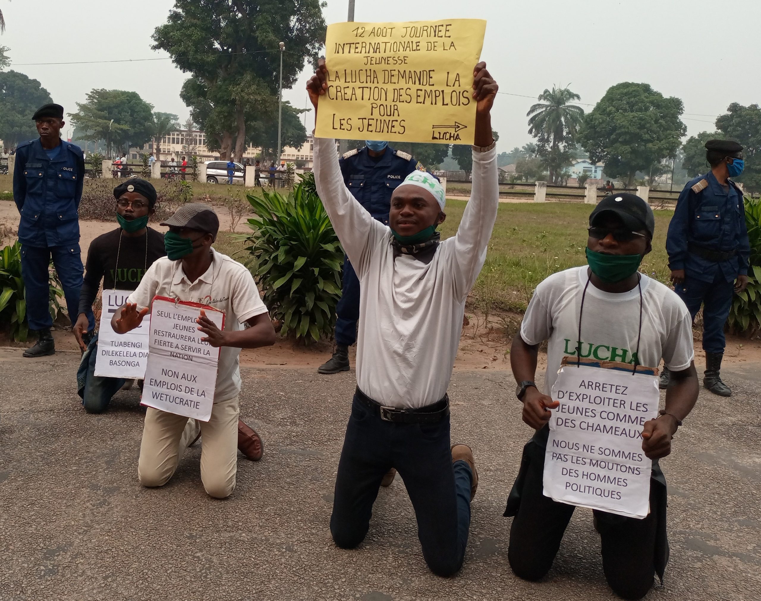 Kasaï-Central : « Les jeunes ont besoin de l’emploi », message de la Lucha à Tshisekedi